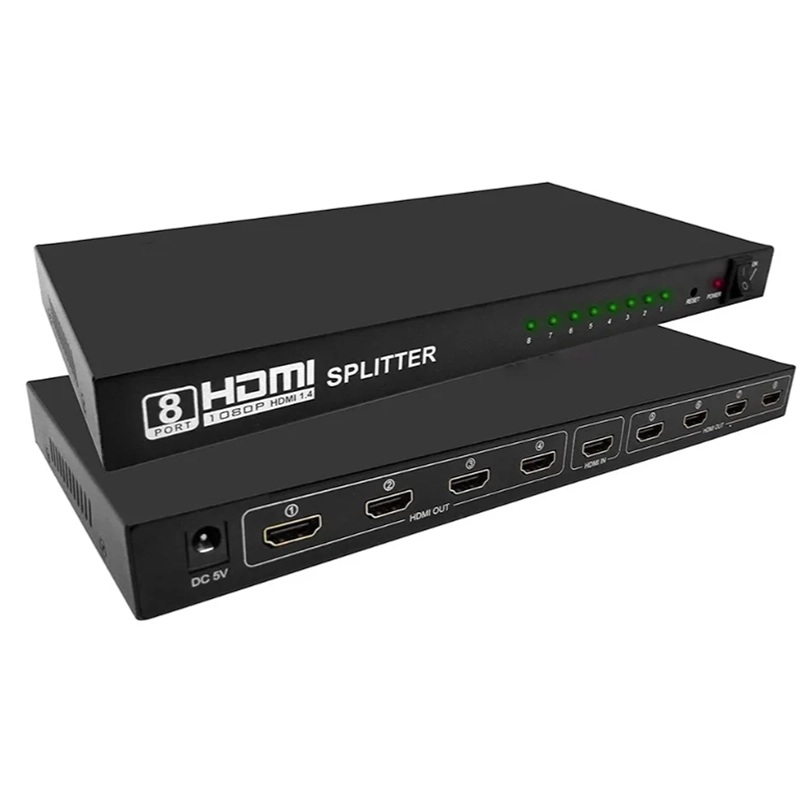 اسپلیتر 8HDMI پورت FullHD 1080P
